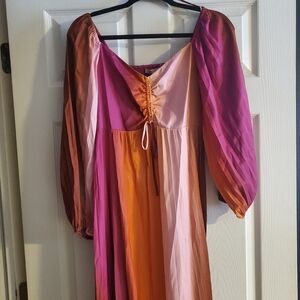 Skies Are Blue Multicolor Maxi Dress